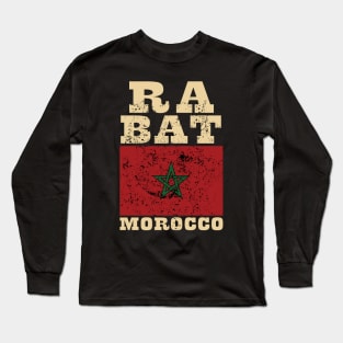 Flag of Morocco Long Sleeve T-Shirt